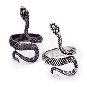 Anillo Punk Retro Serpiente